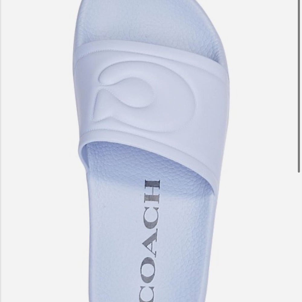 COACH ULLA SLIDE ICE BLUE - Picture 5 of 6